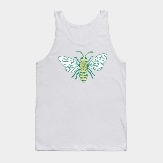 Bee Garden Tank Top by Jacqueline Hurd